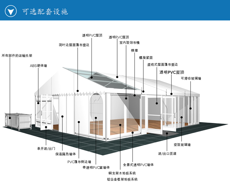 小型多邊形篷房，小型篷房，多邊形篷房，尖頂篷房，篷房定制