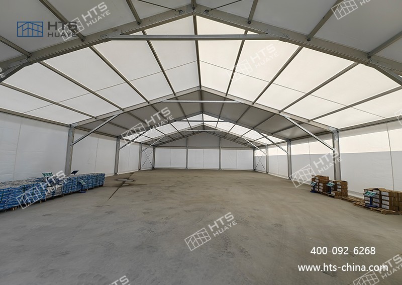 華燁建筑科技為招遠(yuǎn)核電提供優(yōu)質(zhì)倉儲篷房