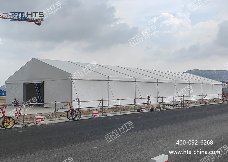 為核電行業提供的第6座倉儲篷房，事實證明“好產品自帶說服力”