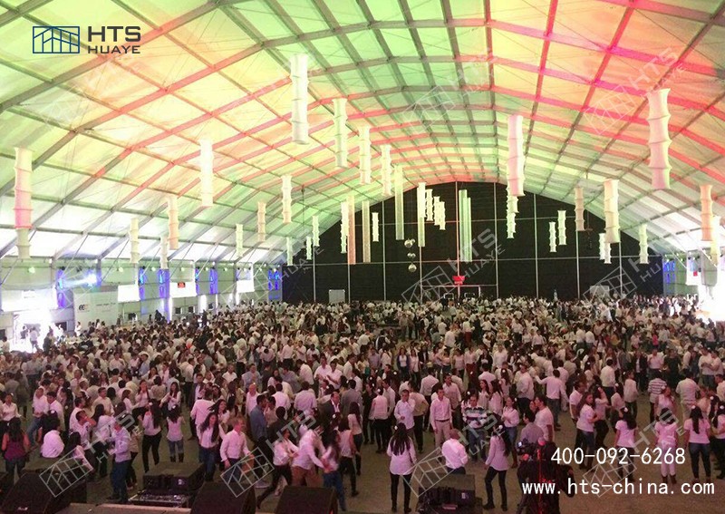 華燁海特斯助力哥倫比亞！4560㎡Polygon 篷房 20 余天高效交付