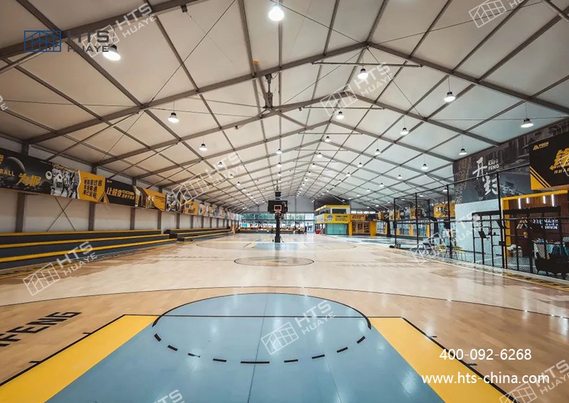 篷房球館建造效率碾壓鋼結(jié)構(gòu)，20天打造專業(yè)級(jí)球館